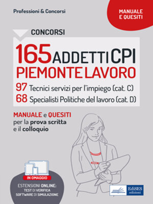 cover image of Concorsi 165 addetti Centri per l'Impiego Piemonte Lavoro